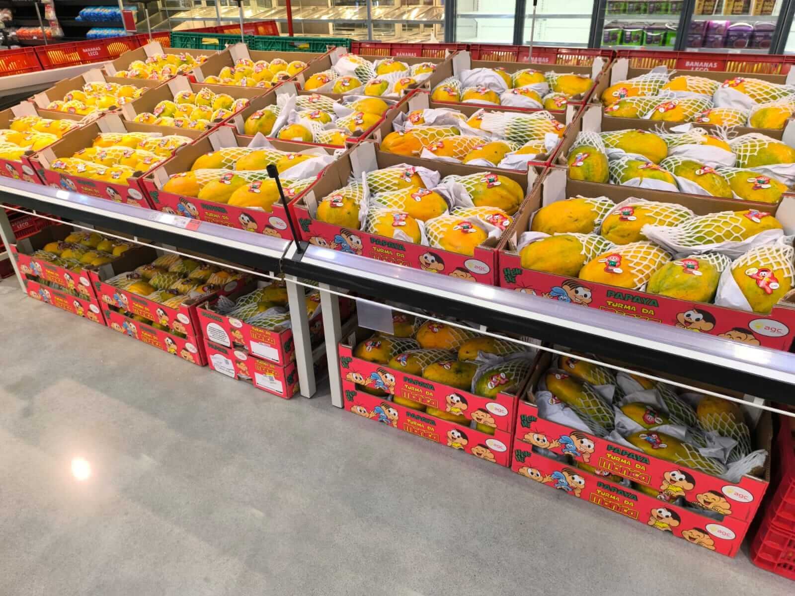Linha de produção de frutas